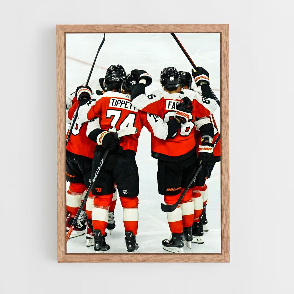 Poster La Fête des Flyers – affiche Hockey sur glace (vue 4)
